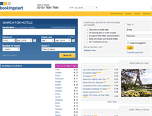 Tablet Screenshot of bookingstart.com